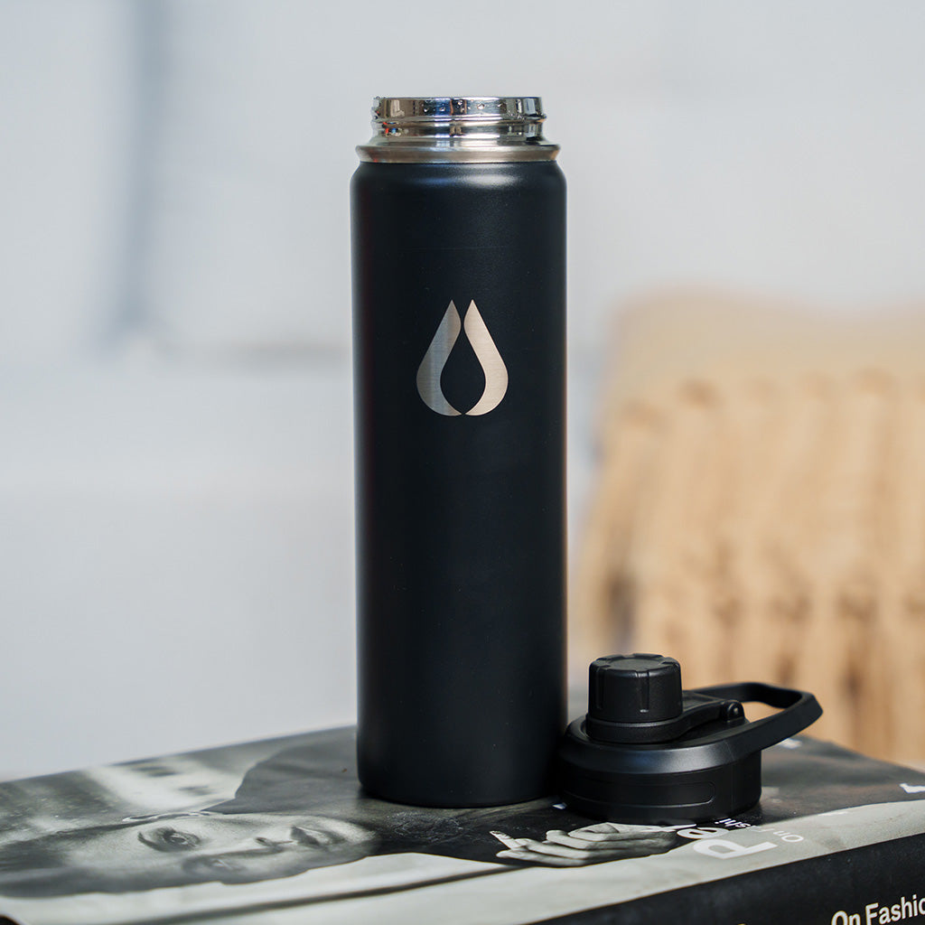 Waterfles - 650ML - Zwart