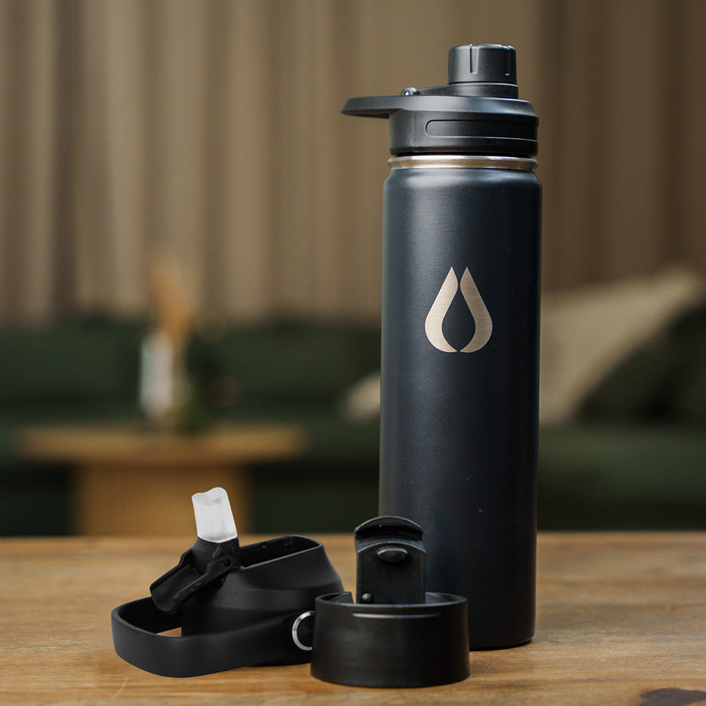 Waterfles - 650ML - Zwart