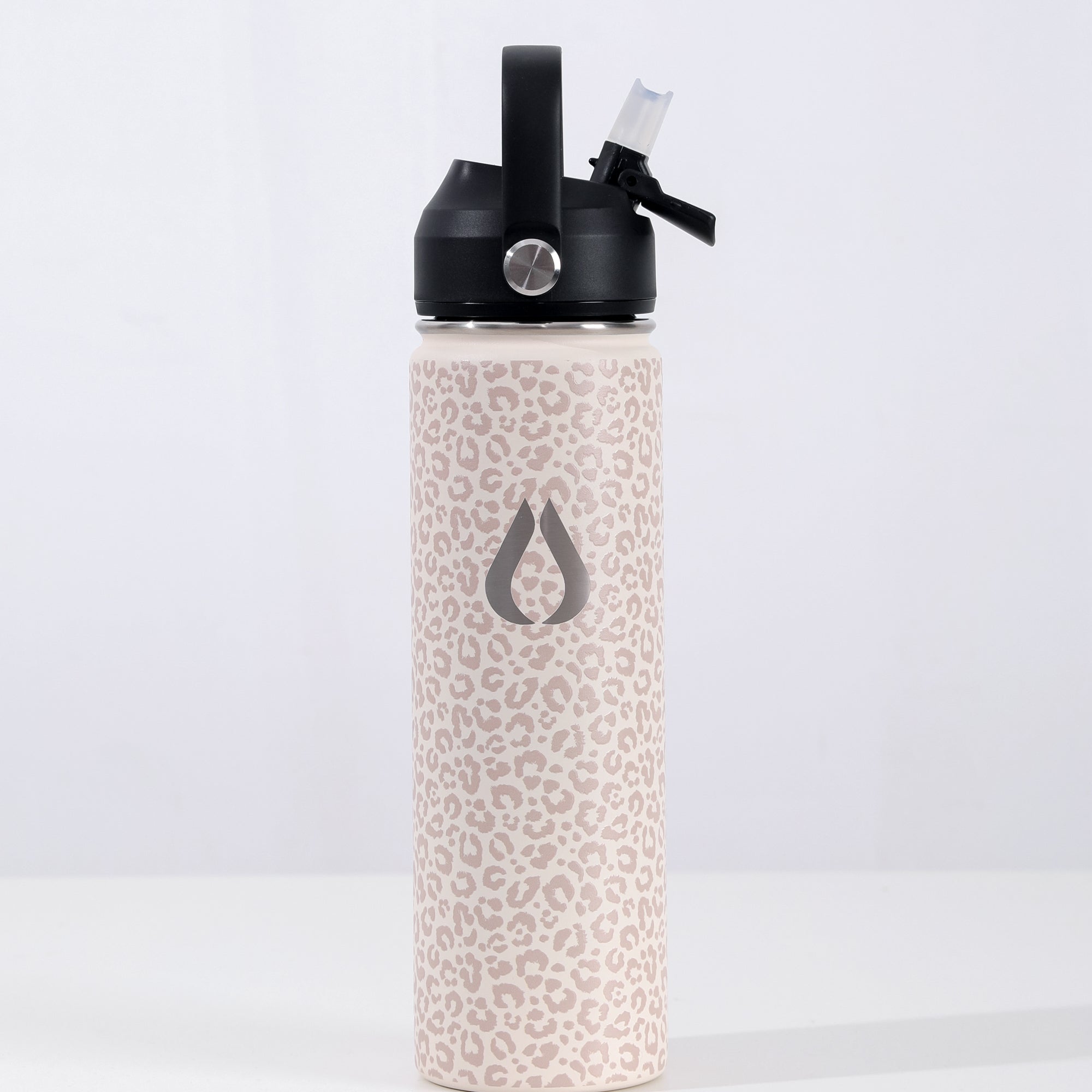 Waterfles - 650ML - Cream Leopard