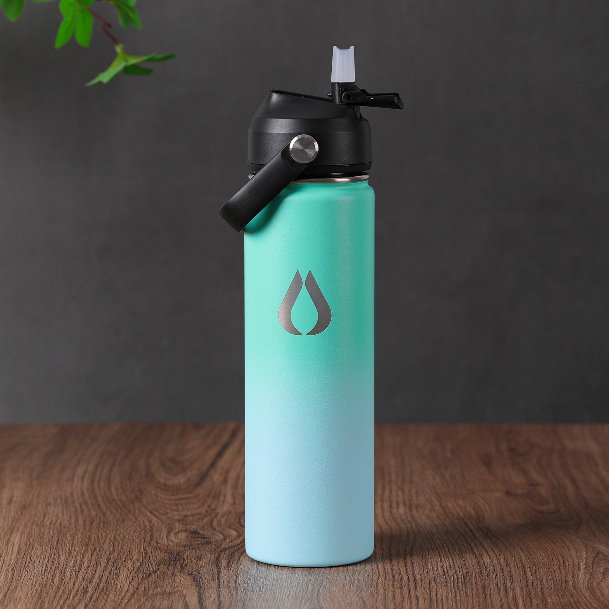Waterfles - 650ML - Groen Sky