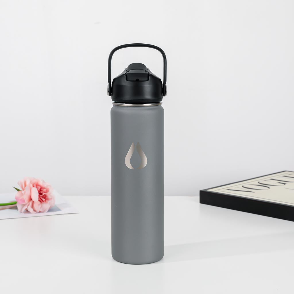 Waterfles - 650ML - Pewter