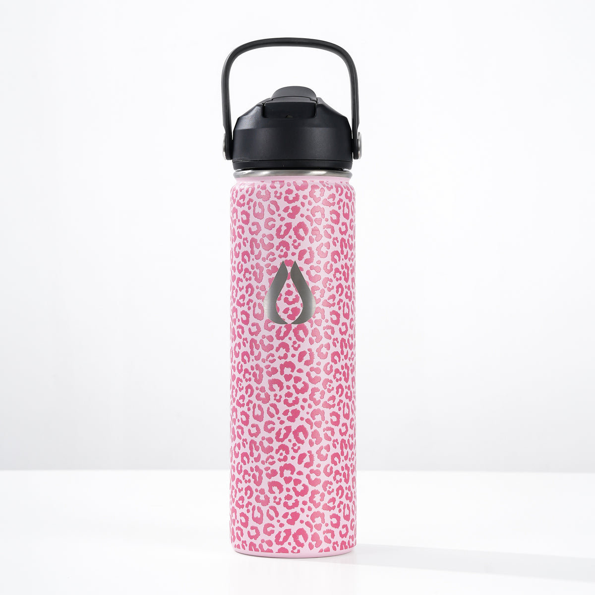 Waterfles - 650ML - Pink Leopard
