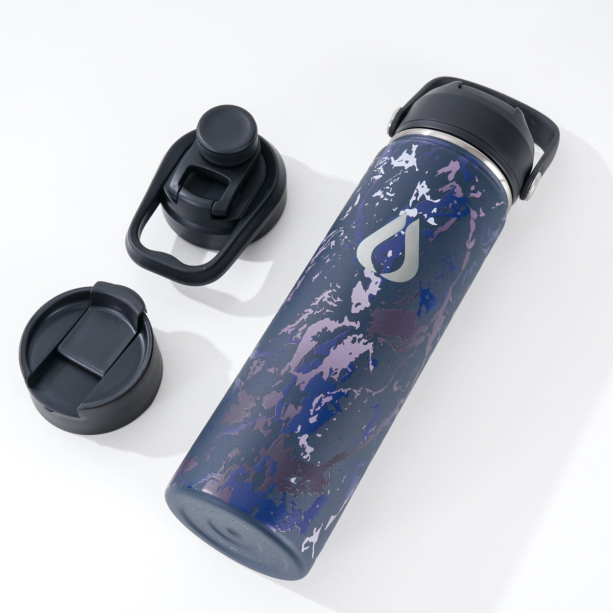 Waterfles - 650ML - Sapphire Marble