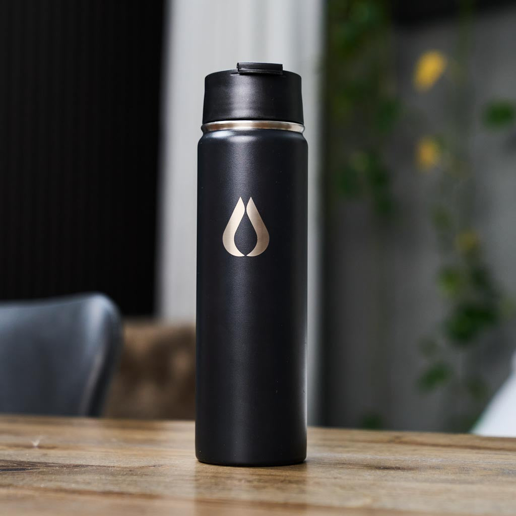 Waterfles - 650ML - Zwart