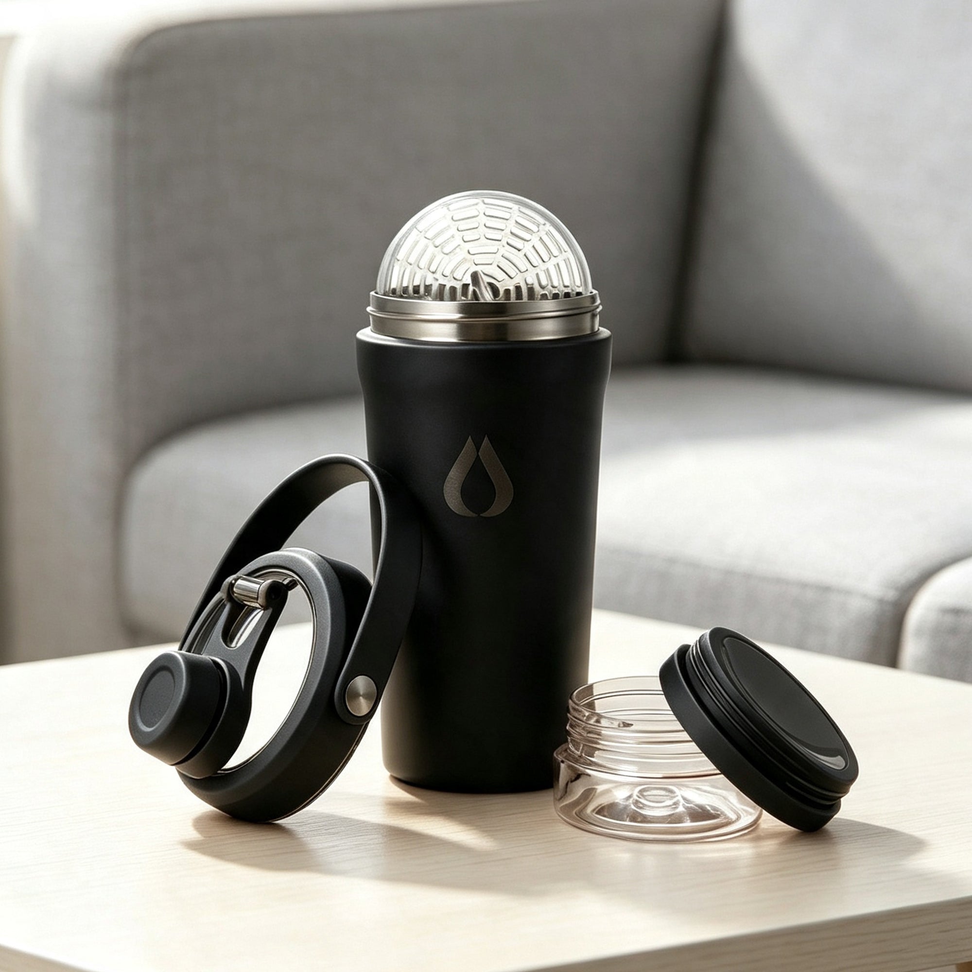 Shaker - 600ml - Zwart