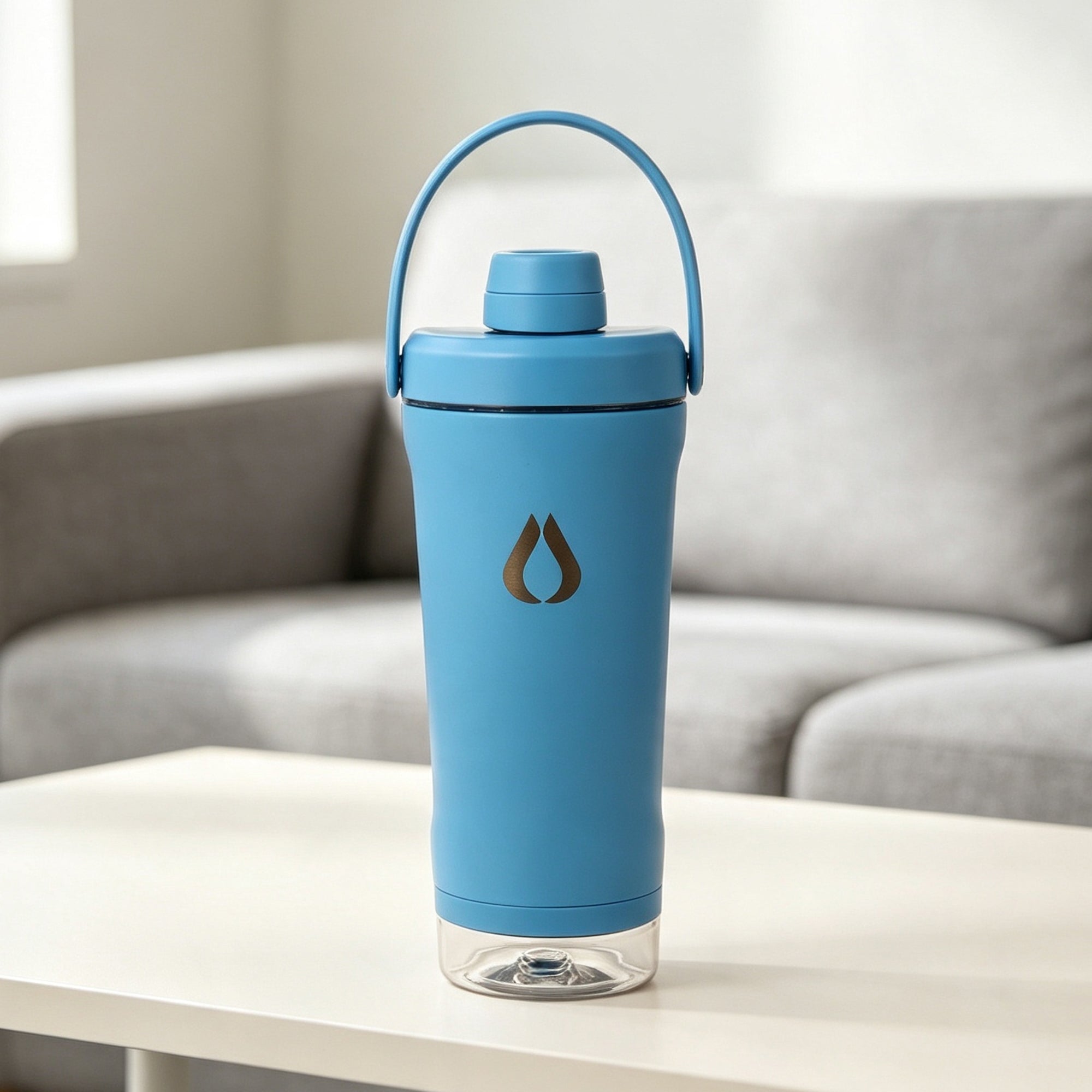 Shaker - 600ml - Babyblauw