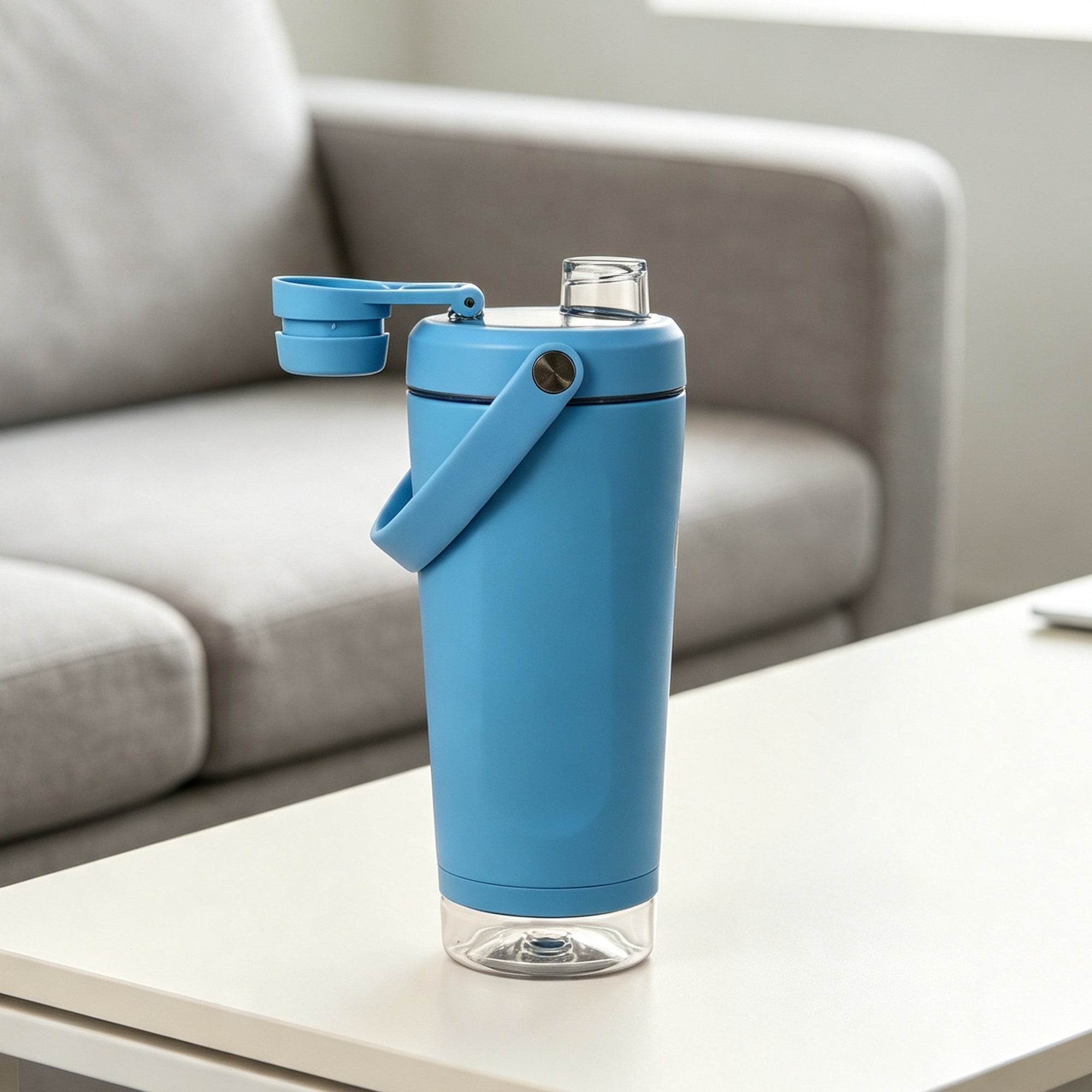 Shaker - 600ml - Babyblauw