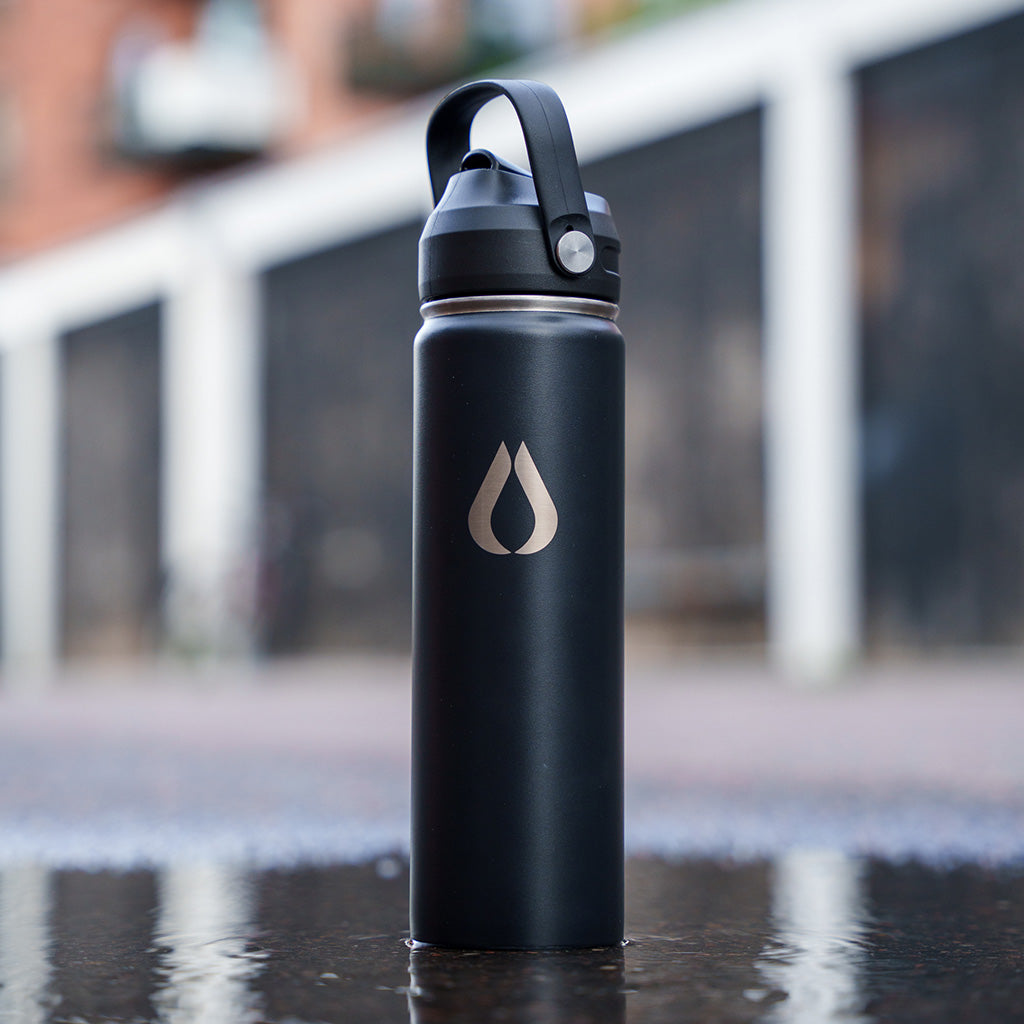 Waterfles - 650ML - Zwart