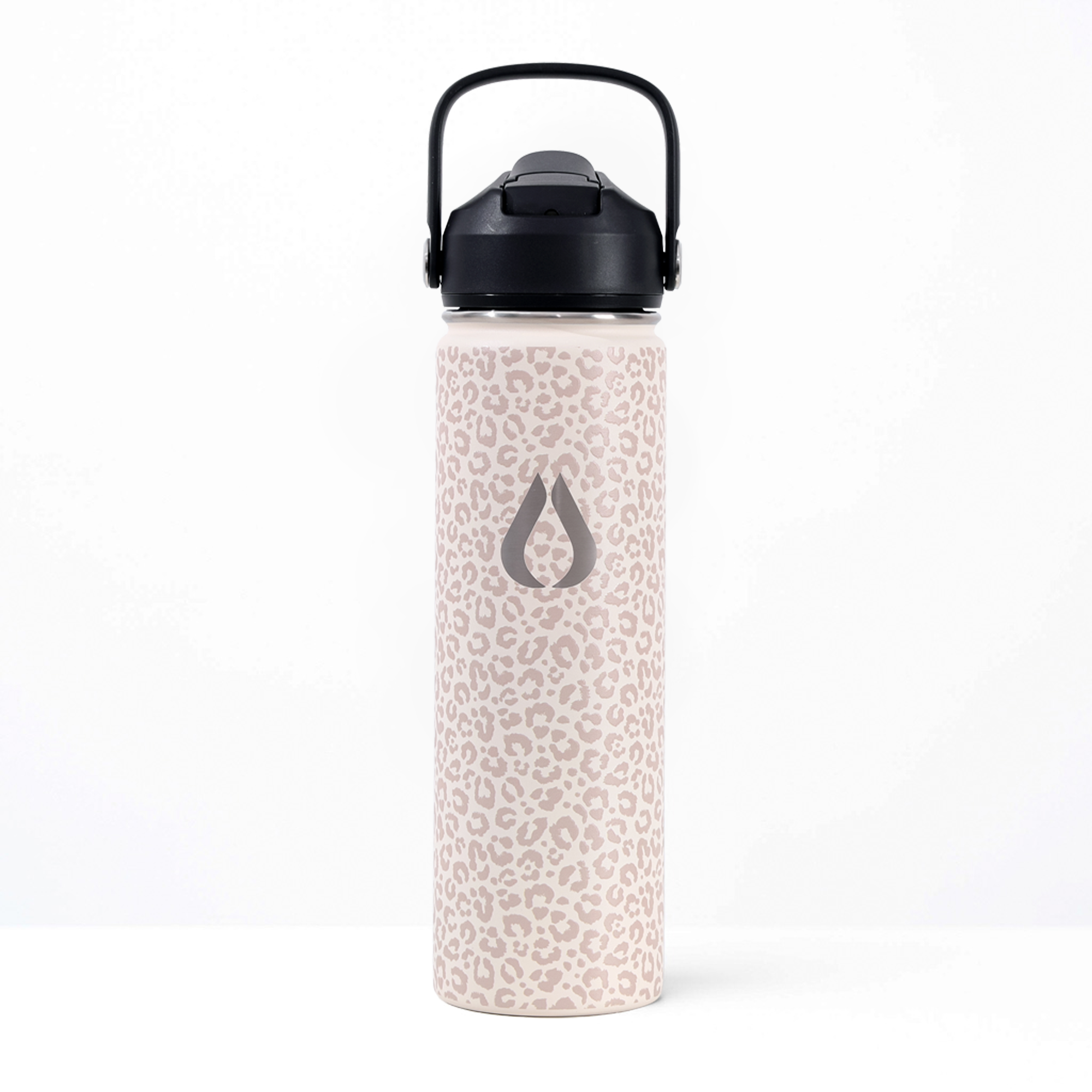 Waterfles - 650ML - Cream Leopard