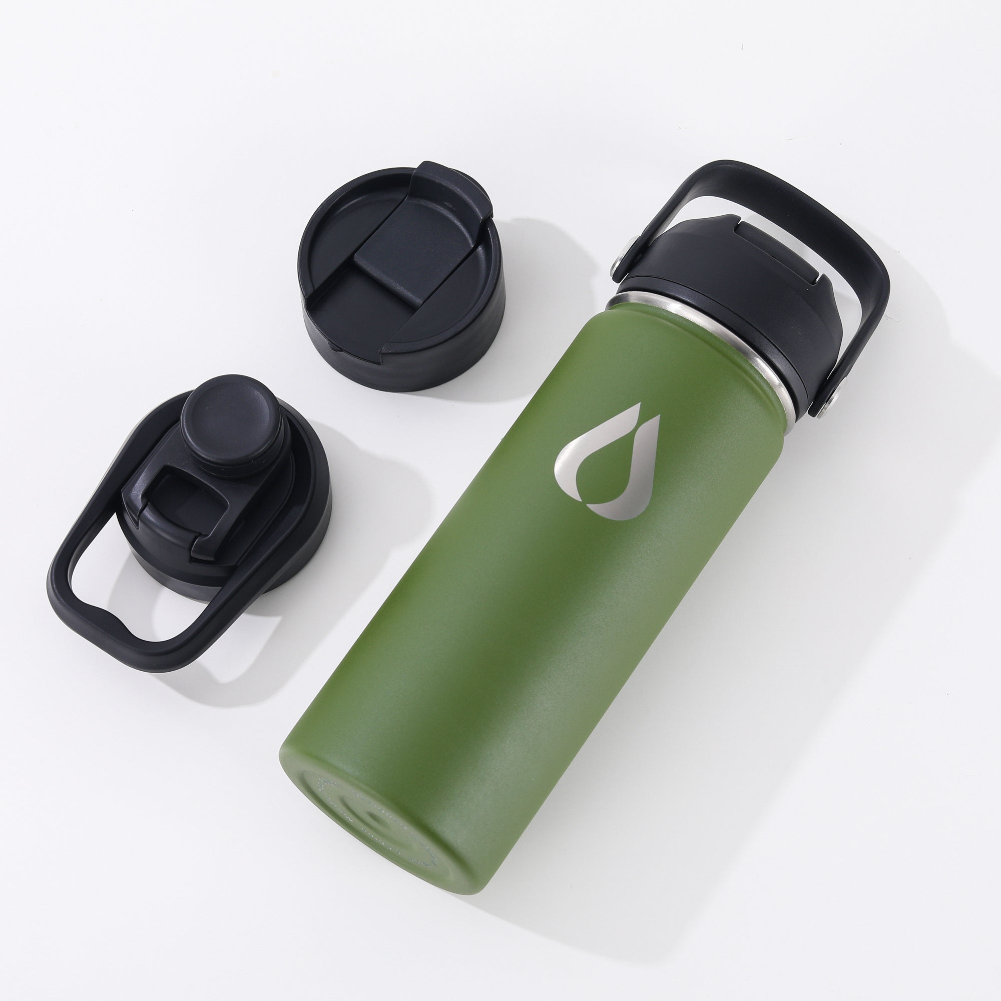 Waterfles - 500ML - Dark Olive