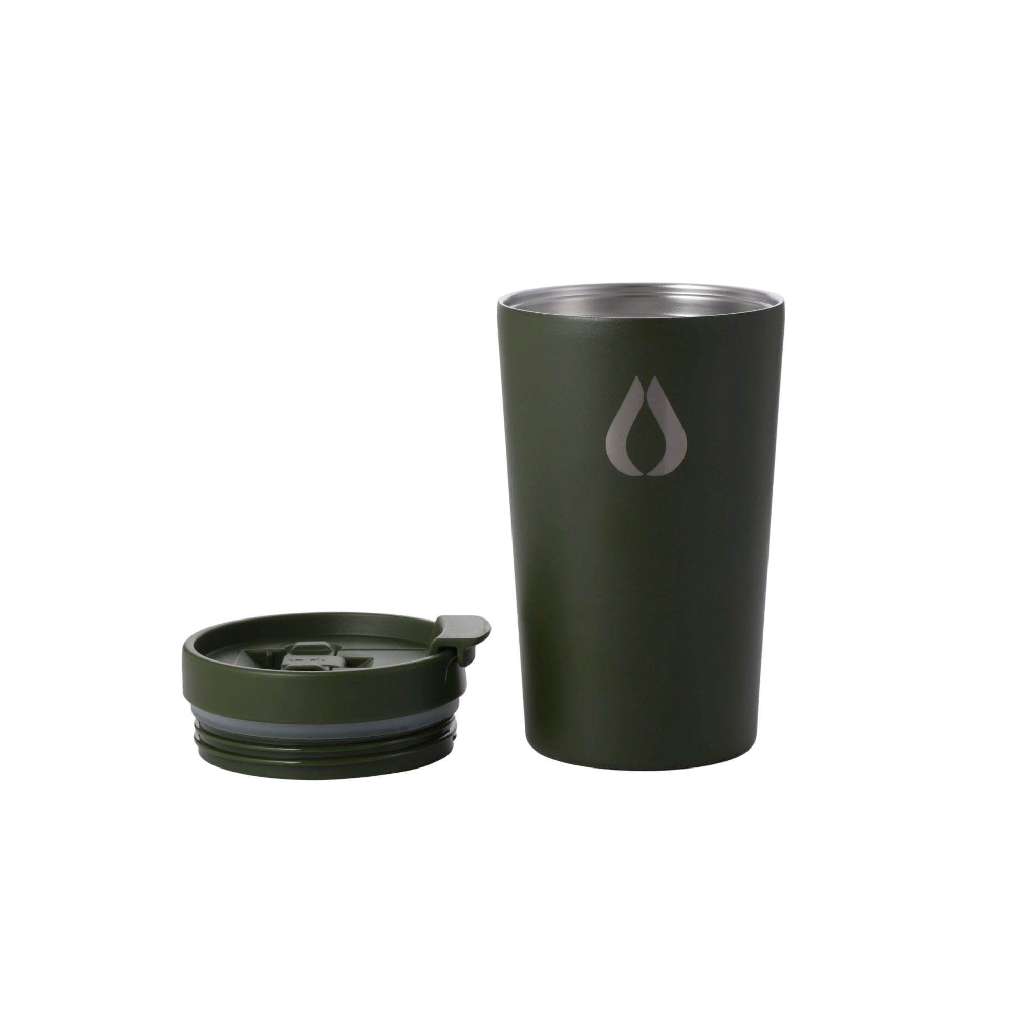 Koffiekop - 400ML - Donker Olijf