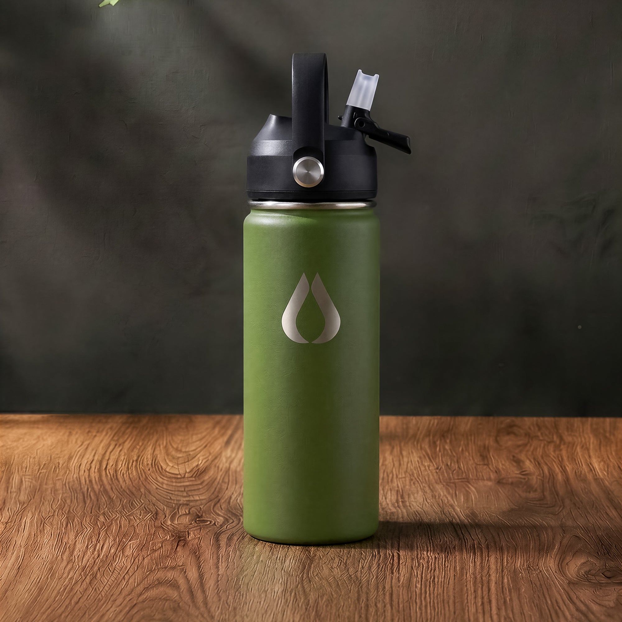 Waterfles - 500ML - Dark Olive