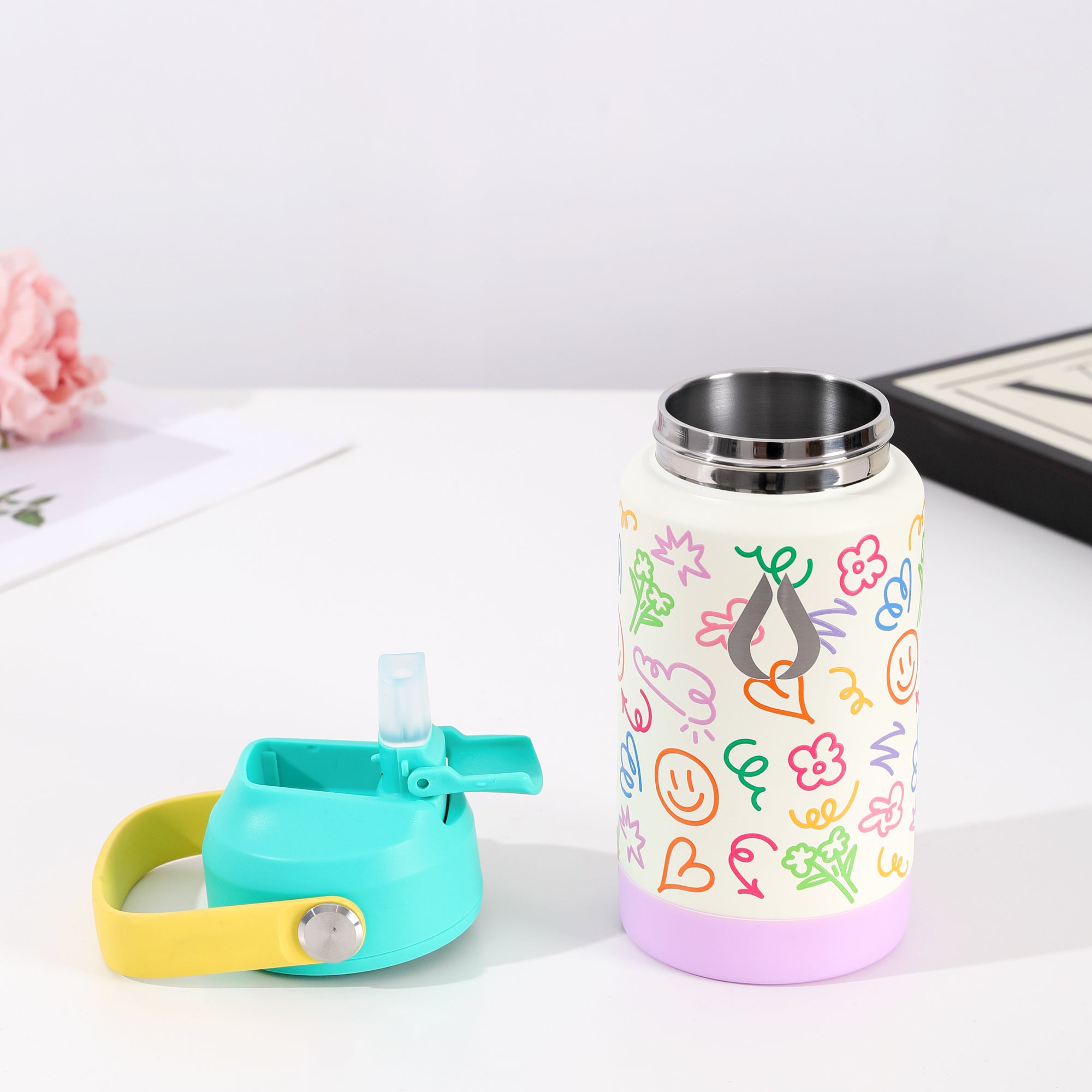 Kinderfles - 350ML - Doodles
