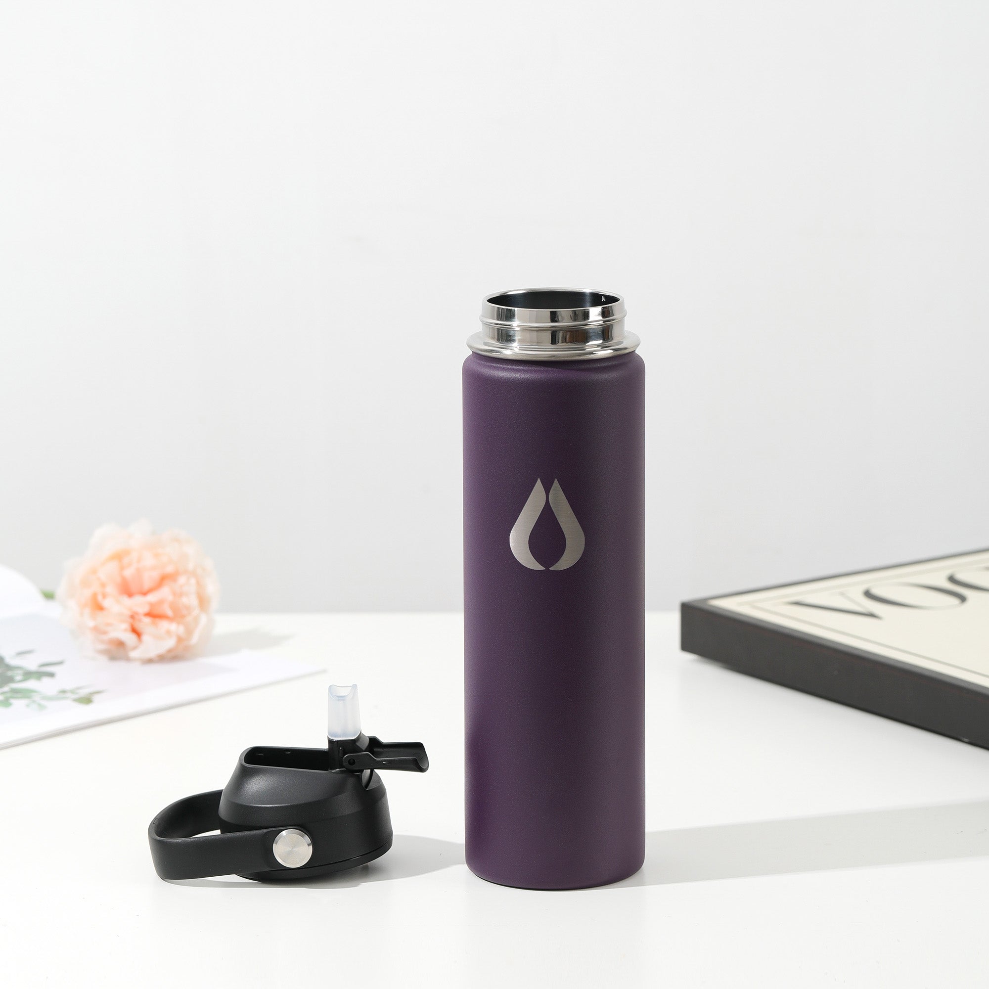 Waterfles - 650ML - Bosbes