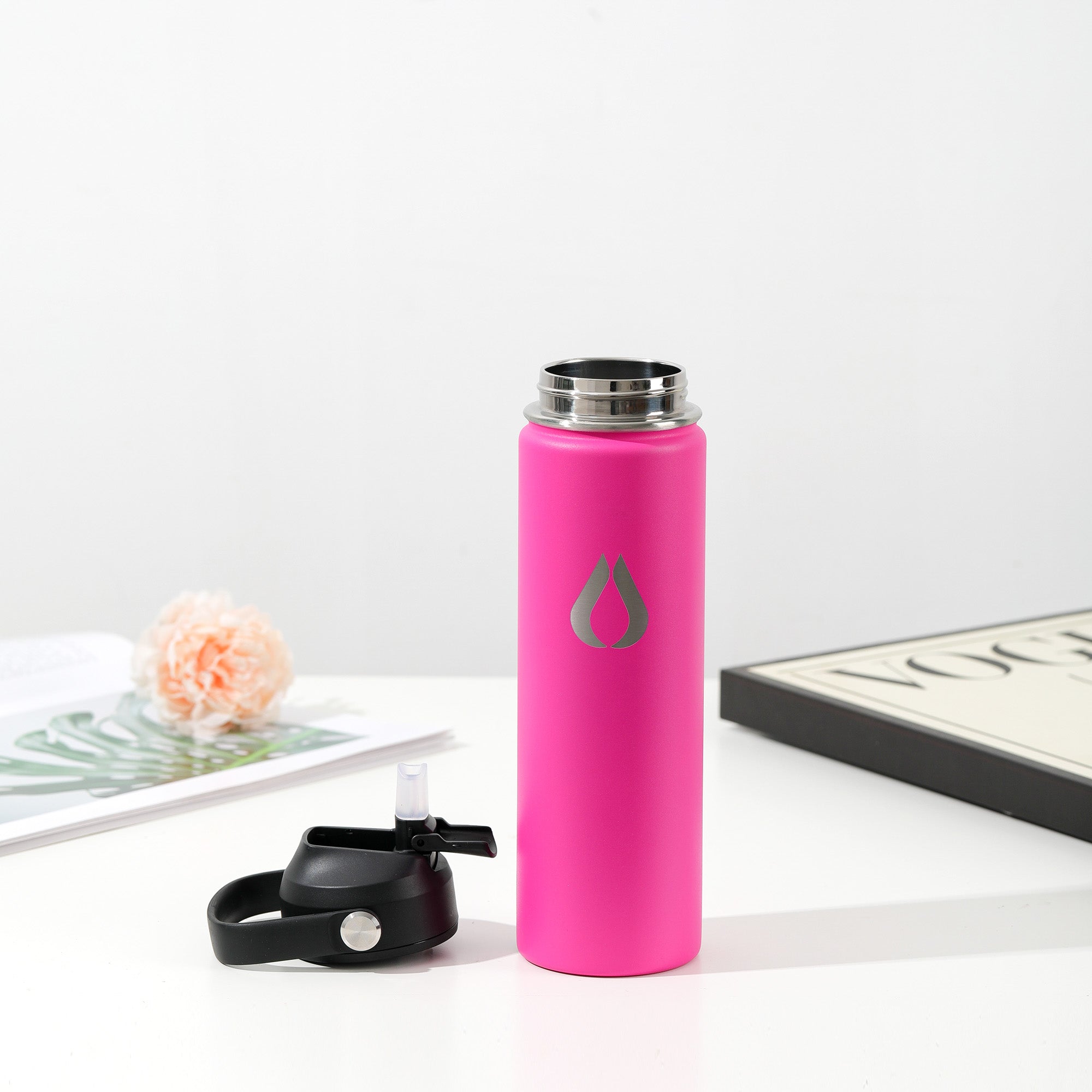Waterfles - 650ML - Hot Pink