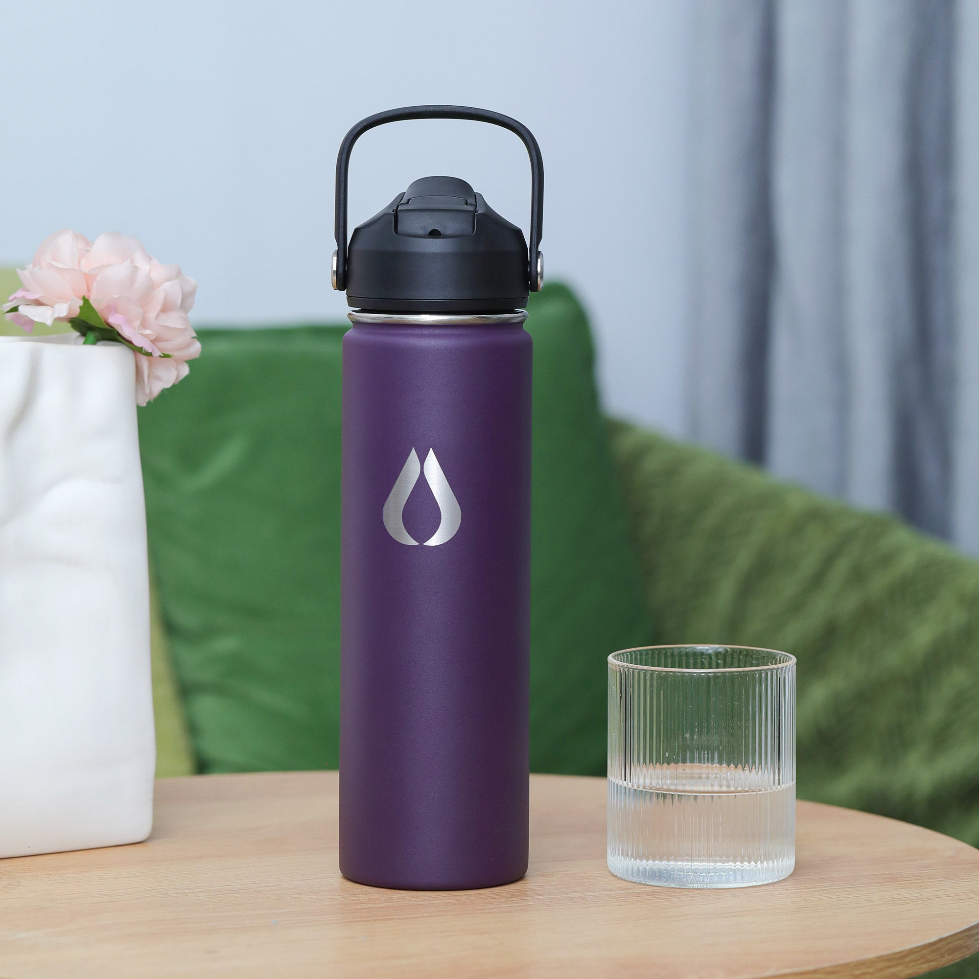 Waterfles - 650ML - Bosbes