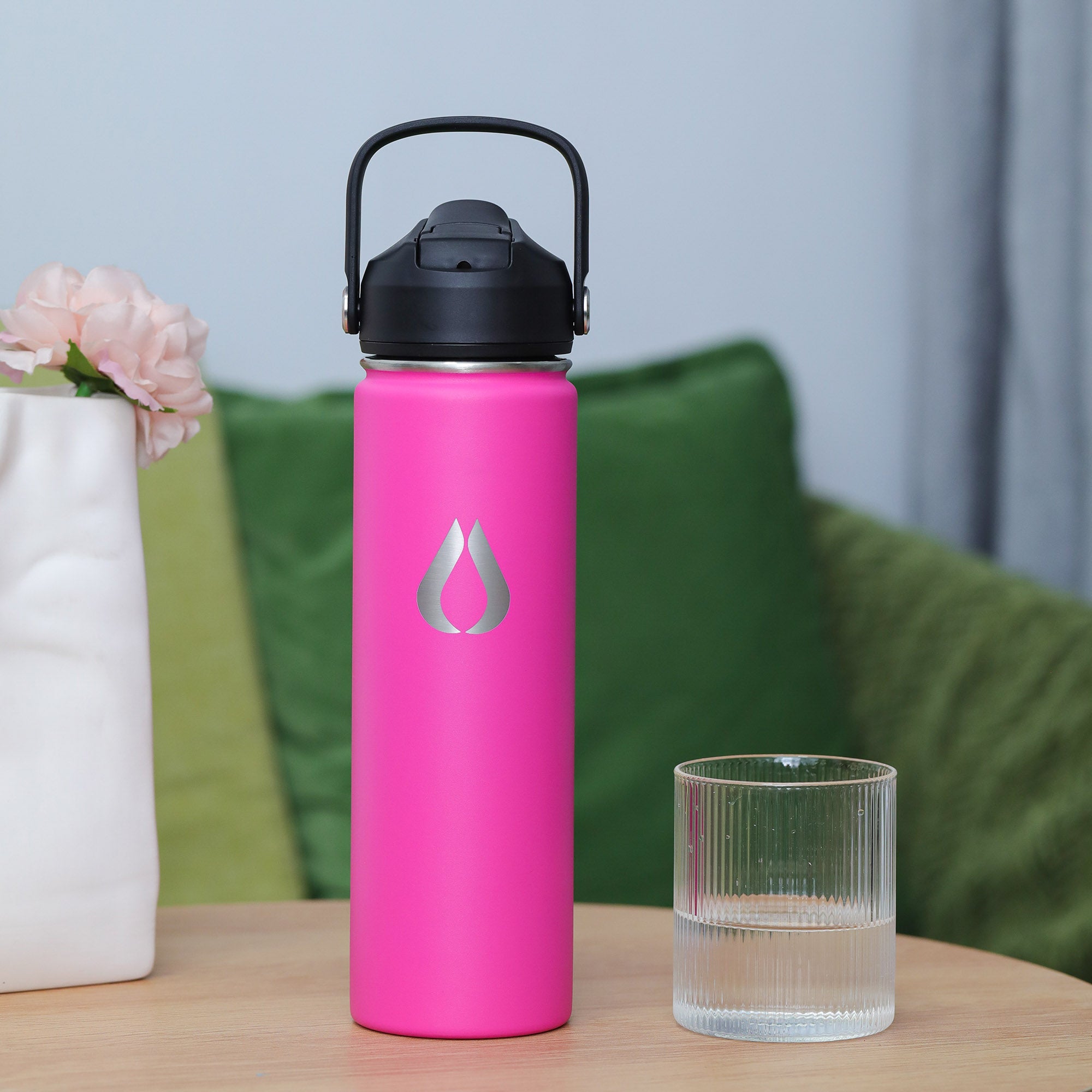 Waterfles - 650ML - Hot Pink