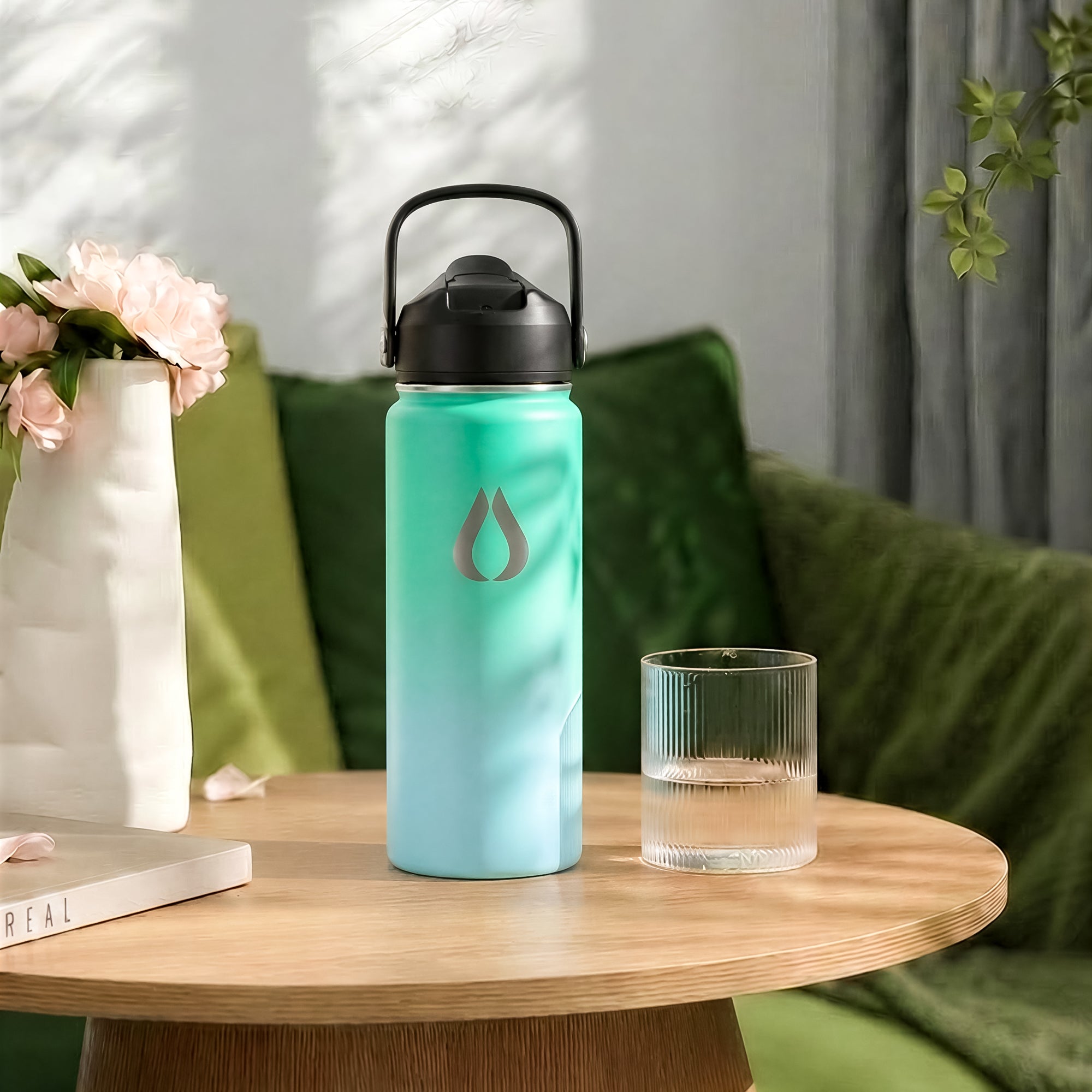 Waterfles - 500ML - Green Sky