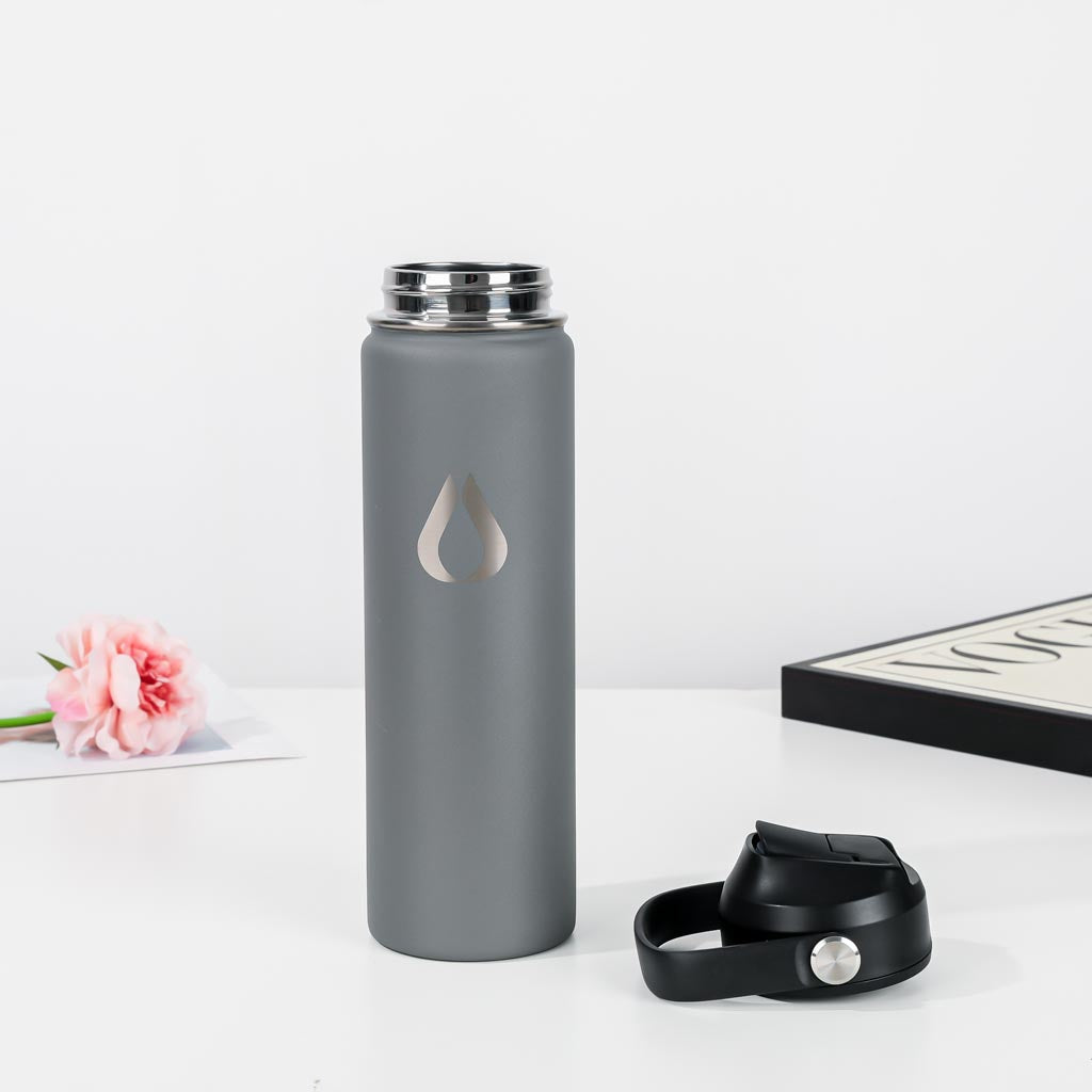 Waterfles - 650ML - Pewter