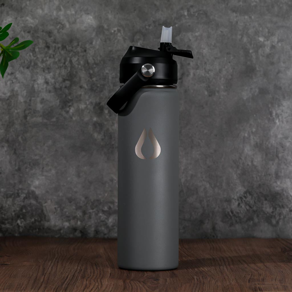 Waterfles - 650ML - Pewter