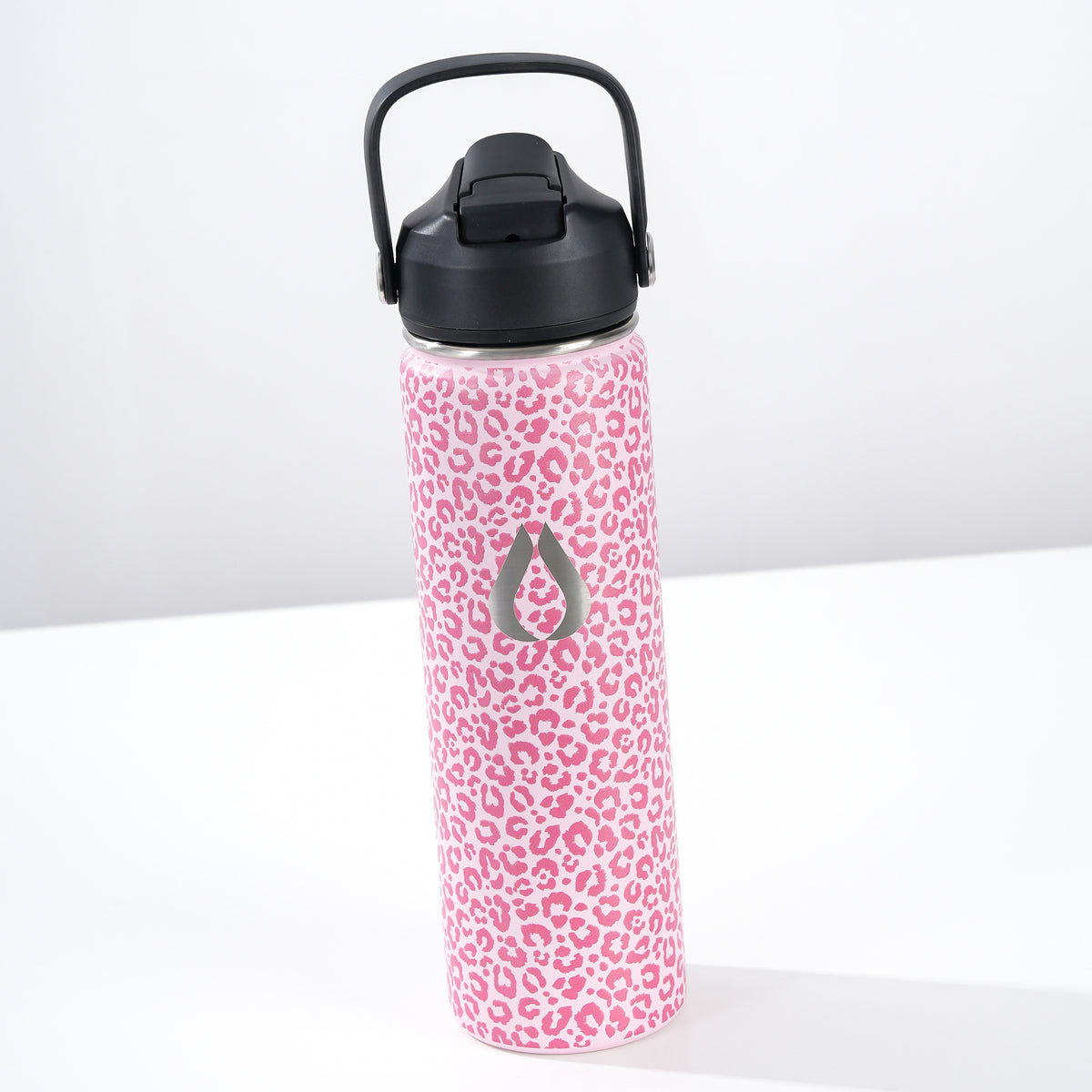 Waterfles - 650ML - Pink Leopard