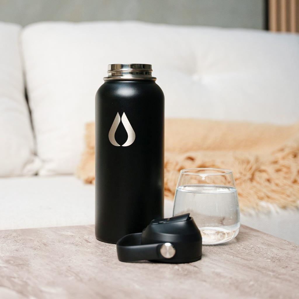 Waterfles - 960ML - Zwart