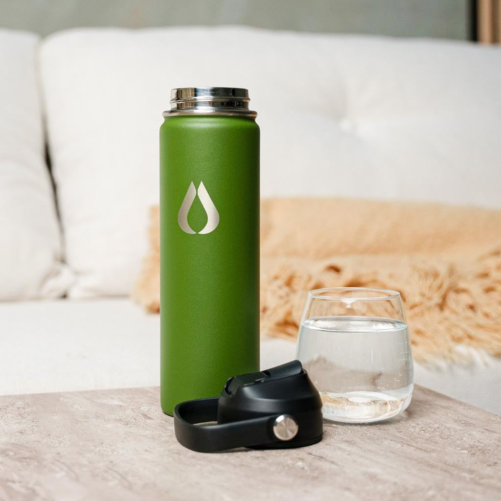 Waterfles - 650ML - Dark Olive
